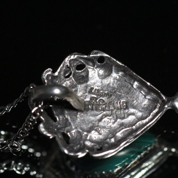 LIBERTY EE STERLING SILVER SOUTHWEST KOKOPELLI NECKLACE - Picture 6 of 10